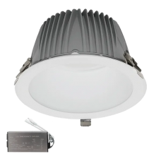 Spot, LED EL-6228, Alb, Rotund, Incastrat, 42W, 4200 lm, 230V, Lumina neutra, 4000-4500k, 217 mm, IP44, + Kit Emergenta, Elmark, 92EL62284240/WHE
