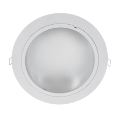 Spot, LED GL201, Alb, Rotund, Incastrat, 18W, 1500 lm, 230V, Lumina calda, 2700-3000K, 226 mm, IP20, Elmark, 92201LEDWW/W