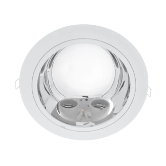 Spot, LED GL202, Alb, Rotund, Incastrat, 18W, 1500 lm, 230V, Lumina calda, 2700-3000K, 226 mm, IP20, Elmark, 92202LEDWW/W - imaginea produsului 92202LEDWW/W din categoria Spoturi