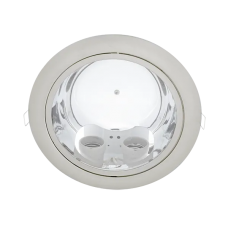 Spot, LED GL202, Nichel Satinat, Rotund, Incastrat, 18W, 1500 lm, 230V, Lumina calda, 2700-3000K, 226 mm, IP20, Elmark, 92202LEDWW/SN