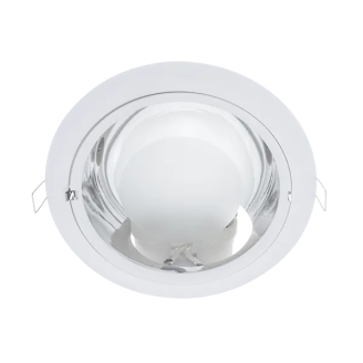 Spot, LED GL205, Alb, Rotund, Incastrat, 18W, 1500 lm, 230V, Lumina calda, 2700-3000K, 225 mm, IP20, Elmark, 92205LEDWW/W
