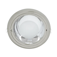 Spot, LED GL205, Nichel Satinat, Rotund, Incastrat, 18W, 1500 lm, 230V, Lumina neutra, 4000-4500k, 225 mm, IP20, Elmark, 92205LEDW/SN