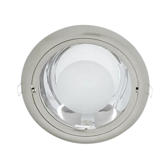 Spot, LED GL205, Nichel Satinat, Rotund, Incastrat, 18W, 1500 lm, 230V, Lumina neutra, 4000-4500k, 225 mm, IP20, Elmark, 92205LEDW/SN