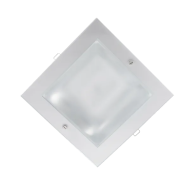 Spot, LED GL211, Alb, Rotund, Incastrat, 18W, 1500 lm, 230V, Lumina calda, 2700-3000K, 230 mm, IP20, Elmark, 92211LEDWW/W