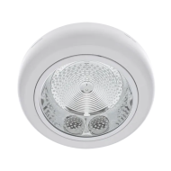 Spot, LED GL213, Alb, Rotund, Aplicat, 18W, 1500 lm, 230V, Lumina calda, 2700-3000K, 266 mm, IP20, Elmark, 92213LEDWW/W