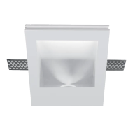Spot, LED GYPSUM, Alb, Dreptunghi, Incastrat, 1 X GU5.3, 12V, 140X170X50, IP20, Elmark, 92GDL14LEDS