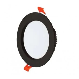 Spot, LED, Led, Negru, Rotund, Incastrat, 8W, 600 lm, 230V, Lumina neutra, 4000-4500k, 98 mm, IP20, Horoz, 0LDO-016-048-0008-040 - imaginea produsului 0LDO-016-048-0008-040 din categoria Spoturi