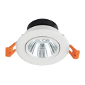 Spot, LED Mobil, Alb, Rotund, Incastrat, 12W, 840 lm, 230V, Lumina neutra, 4000-4500k, 110 mm, IP44, Elmark, 92DLTS1230/WH