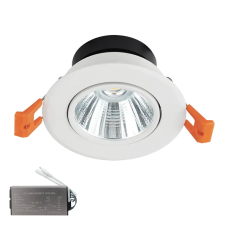 Spot, LED Mobil, Alb, Rotund, Incastrat, 24W, 1680 lm, 230V, Lumina neutra, 4000-4500k, 160 mm, IP44, + Kit Emergenta, Elmark, 92DLTS2430/WHE Spot, LED Mobil, Alb, Rotund, Incastrat, 24W, 1680 lm, 230V, Lumina neutra, 4000-4500k, 160 mm, IP44, + Kit Emergenta, Elmark, 92DLTS2430/WHE