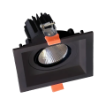Spot, LED Mobil, Negru, Patrat, Incastrat, 15W, 1050 lm, 230V, Lumina neutra, 4000-4500k, 138x138x98, IP44, Elmark, 92DL81F1540/BL