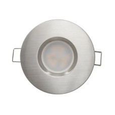 Spot, LED, Nichel Satinat, Rotund, Incastrat, 6.5W, 480 lm, 230V, Lumina calda, 2700-3000K, 85 mm, IP44, Ultralux, LLV6527SN Spot, LED, Nichel Satinat, Rotund, Incastrat, 6.5W, 480 lm, 230V, Lumina calda, 2700-3000K, 85 mm, IP44, Ultralux, LLV6527SN