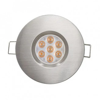 Spot, LED, Nichel Satinat, Rotund, Incastrat, 6.5W, 480 lm, 230V, Lumina calda, 2700-3000K, 85 mm, IP44, Ultralux, LLVN6527SN - Vezi Detalii Complete Spot, LED, Nichel Satinat, Rotund, Incastrat, 6.5W, 480 lm, 230V, Lumina calda, 2700-3000K, 85 mm, IP44, Ultralux, LLVN6527SN - imaginea produsului LLVN6527SN din categoria Spoturi