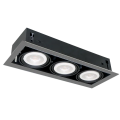 Spot, LED QUAD310, Gri inchis, Dreptunghi, Incastrat, 30W, 2100 lm, 230V, Lumina neutra, 4000-4500k, 490X190X145, IP20, Elmark, 92Q31040DGR Spot, LED QUAD310, Gri inchis, Dreptunghi, Incastrat, 30W, 2100 lm, 230V, Lumina neutra, 4000-4500k, 490X190X145, IP20, Elmark, 92Q31040DGR