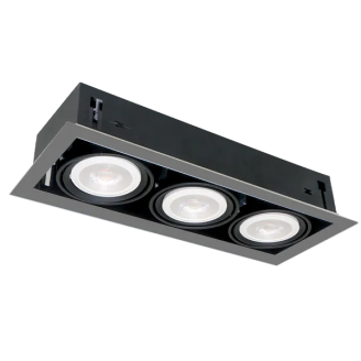 Spot, LED QUAD310, Gri inchis, Dreptunghi, Incastrat, 30W, 2100 lm, 230V, Lumina neutra, 4000-4500k, 490X190X145, IP20, Elmark, 92Q31040DGR Spot, LED QUAD310, Gri inchis, Dreptunghi, Incastrat, 30W, 2100 lm, 230V, Lumina neutra, 4000-4500k, 490X190X145, IP20, Elmark, 92Q31040DGR