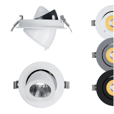 Spot, LED SKY TL190, Gri, Rotund, Orientabil, 30W, 2700 lm, 230V, Lumina rece, 6000-6500K, 163 mm, IP20, Elmark, 93TLOM190CW/GR Spot, LED SKY TL190, Gri, Rotund, Orientabil, 30W, 2700 lm, 230V, Lumina rece, 6000-6500K, 163 mm, IP20, Elmark, 93TLOM190CW/GR