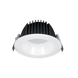 Spot, LED SMD, Alb, Rotund, Incastrat, 15W, 1350 lm, 230V, Lumina neutra, 4000-4500k, 130 mm, IP20, Elmark, 92FLD1540/WH
