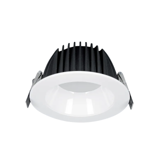 Spot, LED SMD, Alb, Rotund, Incastrat, 15W, 1350 lm, 230V, Lumina neutra, 4000-4500k, 130 mm, IP20, Elmark, 92FLD1540/WHE - imaginea produsului 92FLD1540/WHE din categoria Spoturi
