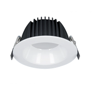 Spot, LED SMD, Alb, Rotund, Incastrat, 25W, 2250 lm, 230V, Lumina calda, 2700-3000K, 183 mm, IP20, Elmark, 92FLD2530/WH