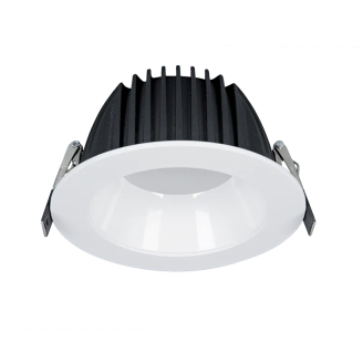 Spot, LED SMD, Alb, Rotund, Incastrat, 25W, 2250 lm, 230V, Lumina neutra, 4000-4500k, 183 mm, IP20, Elmark, 92FLD2540/WH