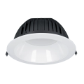 Spot, LED SMD, Alb, Rotund, Incastrat, 35W, 3150 lm, 230V, Lumina neutra, 4000-4500k, 220 mm, IP20, Elmark, 92FLD3540/WHE