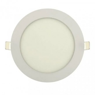 Spot, LED, Slim-15, Alb, Rotund, Incastrat, 15W, 90 lm, 230V, Lumina calda, 2700-3000K, 190 mm, IP20, Horoz, 0PNL-056-003-0015-010 - imaginea produsului 0PNL-056-003-0015-010 din categoria Spoturi