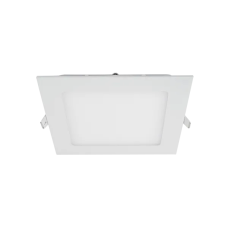 Spot, LED Slim, Alb, Patrat, Incastrat, 12W, 840 lm, 230V, Lumina rece, 6000-6500K, 167x167x18, IP40, + Kit Emergenta, Elmark, 99XLED632CWE