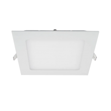 Spot, LED Slim, Alb, Patrat, Incastrat, 18W, 1420 lm, 230V, Lumina calda, 2700-3000K, 225x225x13, IP40, + Kit Emergenta, Elmark, 99LED968WWE