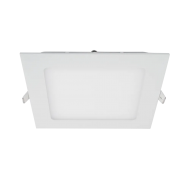 Spot, LED Slim, Alb, Patrat, Incastrat, 18W, 1420 lm, 230V, Lumina neutra, 4000-4500k, 225x225x13, IP40, + Kit Emergenta, Elmark, 99LED968E