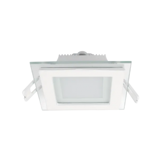 Spot, LED Slim, Alb, Patrat, Incastrat, 6W, 480 lm, 230V, Lumina neutra, 4000-4500k, 97x97x40, IP40, Elmark, 99LED642