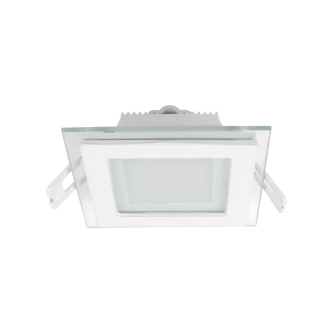 Spot, LED Slim, Alb, Patrat, Incastrat, 6W, 480 lm, 230V, Lumina neutra, 4000-4500k, 97x97x40, IP40, + Kit Emergenta, Elmark, 99LED642E