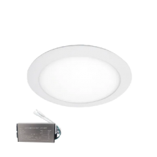 Spot, LED, Slim, Alb, Rotund, Incastrat, 23W, 1750, lm, 230V, Lumina, neutra, 4000-4500k, 240, mm, IP65, +, Kit, Emergenta, Elmark, 99LED623IP65E