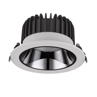 Spot, LED T3040, Alb, Rotund, Incastrat, 30W, 2550 lm, 230V, Lumina neutra, 4000-4500k, 185 mm, IP44, Elmark, 92TS3040/WH