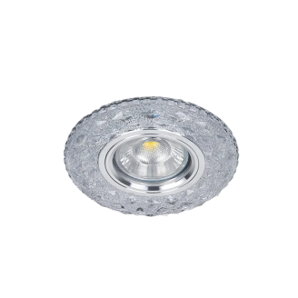 Spot, LED, Transparent, Rotund, Incastrat, 3W, 150 lm, 230V, Lumina neutra, 4000-4500k, 100 mm, IP20, Elmark, 925774S/CL Spot, LED, Transparent, Rotund, Incastrat, 3W, 150 lm, 230V, Lumina neutra, 4000-4500k, 100 mm, IP20, Elmark, 925774S/CL