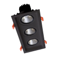 Spot, LED Triplu Mobil, Negru, Dreptunghi, Incastrat, 45W, 3150 lm, 230V, Lumina neutra, 4000-4500k, 363x138x98, IP44, Elmark, 92DL81F4540/BL Spot, LED Triplu Mobil, Negru, Dreptunghi, Incastrat, 45W, 3150 lm, 230V, Lumina neutra, 4000-4500k, 363x138x98, IP44, Elmark, 92DL81F4540/BL