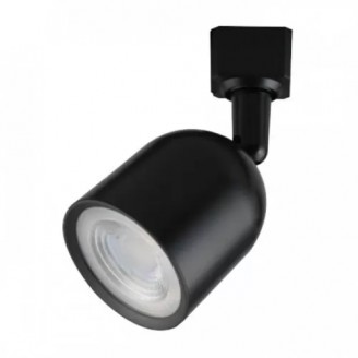 Spot, LED, pentru, sina, electrica, 2, linii, 230V, Arizona-5, Negru, 5W, 380, lm, Lumina, neutra, 4200K, IP20, Horoz, 0TRK-018-027-0005-010