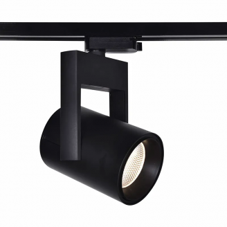 Spot, LED, pentru, sina, electrica, 2, linii, 230V, FLT25, Negru, 25W, 2250, lm, Lumina, calda, 3000K, IP40, Elmark, 93FTL25WW/BL