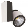Spot, LED, pentru, sina, electrica, 2, linii, 230V, Madrid-40, Alb, 40W, 2988, lm, Lumina, neutra, 4200K, IP20, Horoz, TRKLIG-8290400201