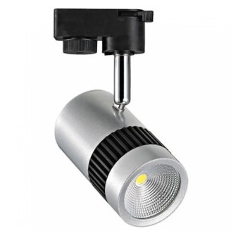 Spot, LED, pentru, sina, electrica, 2, linii, 230V, Milano-13, Argintiu, 13W, 987, lm, Lumina, neutra, 4200K, IP20, Horoz, 0TRK-018-008-0013-030