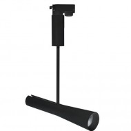 Spot, LED, pentru, sina, electrica, 2, linii, 230V, Oslo, Negru, 10W, 900, lm, Lumina, neutra, 4200K, IP20, Horoz, 0TRK-018-012-0010-020