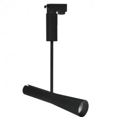Spot, LED, pentru, sina, electrica, 2, linii, 230V, Oslo, Negru, 10W, 900, lm, Lumina, neutra, 4200K, IP20, Horoz, 0TRK-018-012-0010-020