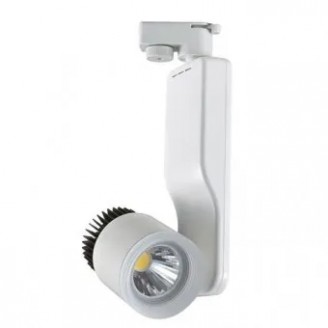 Spot, LED, pentru, sina, electrica, 2, linii, 230V, Paris-33, Argintiu, 33W, 2256, lm, Lumina, neutra, 4200K, IP20, Horoz, 0TRK-018-007-0033-030