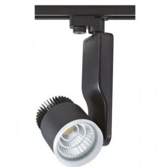 Spot, LED, pentru, sina, electrica, 2, linii, 230V, Paris-33, Negru, 33W, 2256, lm, Lumina, neutra, 4200K, IP20, Horoz, 0TRK-018-007-0033-020