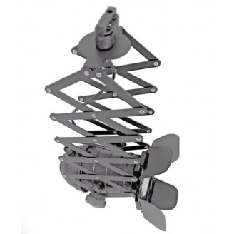 Spot, LED, pentru, sina, electrica, 2, linii, 230V, Sky, Cinema, Gri, 15W, 1275, lm, Lumina, calda, 2700K, IP40, Elmark, 955CINEMA15WW/GR