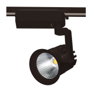 Spot, LED, pentru, sina, electrica, 2, linii, 230V, Sky, TL5016, Negru, 30W, 2400, lm, Lumina, rece, 6400K, IP40, Elmark, 93TL5016CW/BL