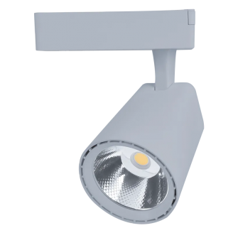 Spot, LED, pentru, sina, electrica, 2, linii, 230V, Sky, TL5020, Gri, 20W, 1800, lm, Lumina, rece, 6400K, IP40, Elmark, 93TL5020CW/GR