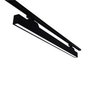 Spot, LED, pentru, sina, electrica, 2, linii, 230V, T30, Negru, 24W, 2400, lm, Lumina, calda, CCT, 3000/4000/5700, IP40, Elmark, 93T302L24CCT/BL