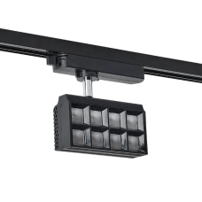 Spot, LED, pentru, sina, electrica, 2, linii, 230V, TL29, PFLD, Negru, 20W, 1600, lm, Lumina, neutra, 4000K, IP20, Elmark, 93PFLD2040/BL