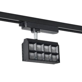 Spot, LED, pentru, sina, electrica, 2, linii, 230V, TL29, PFLD, Negru, 20W, 1600, lm, Lumina, neutra, 4000K, IP20, Elmark, 93PFLD2040/BL - imaginea produsului 93PFLD2040/BL din categoria Iluminat pe sina electrica