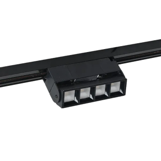 Spot, LED, pentru, sina, electrica, 2, linii, 230V, TL29, ZFLD, Negru, 12W, 960, lm, Lumina, calda, 3000K, IP20, Elmark, 93ZFLD1230/BL