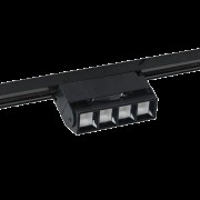 Spot, LED, pentru, sina, electrica, 2, linii, 230V, TL29, ZFLD, Negru, 12W, 960, lm, Lumina, neutra, 4000K, IP20, Elmark, 93ZFLD1240/BL